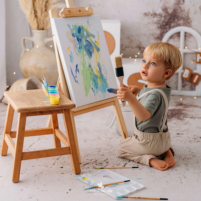 Cumpleaños original para niños en Cádiz con pintura creativa